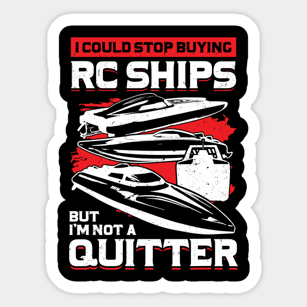 RC Ship Radio Controlled Boat Lover Gift Sticker by Dolde08